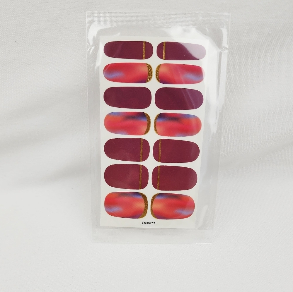 Trendy Self Adhesive Nails Wrap - Picture 2 of 5